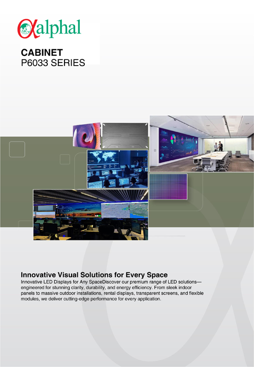 Cabinet P6033 Series