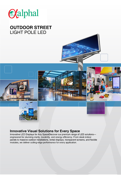 Outdoor Street Light Pole LED