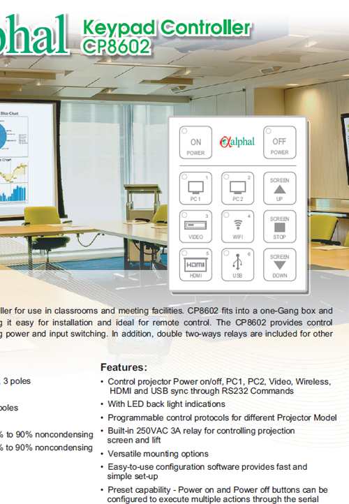 Keypad Controller CP8602